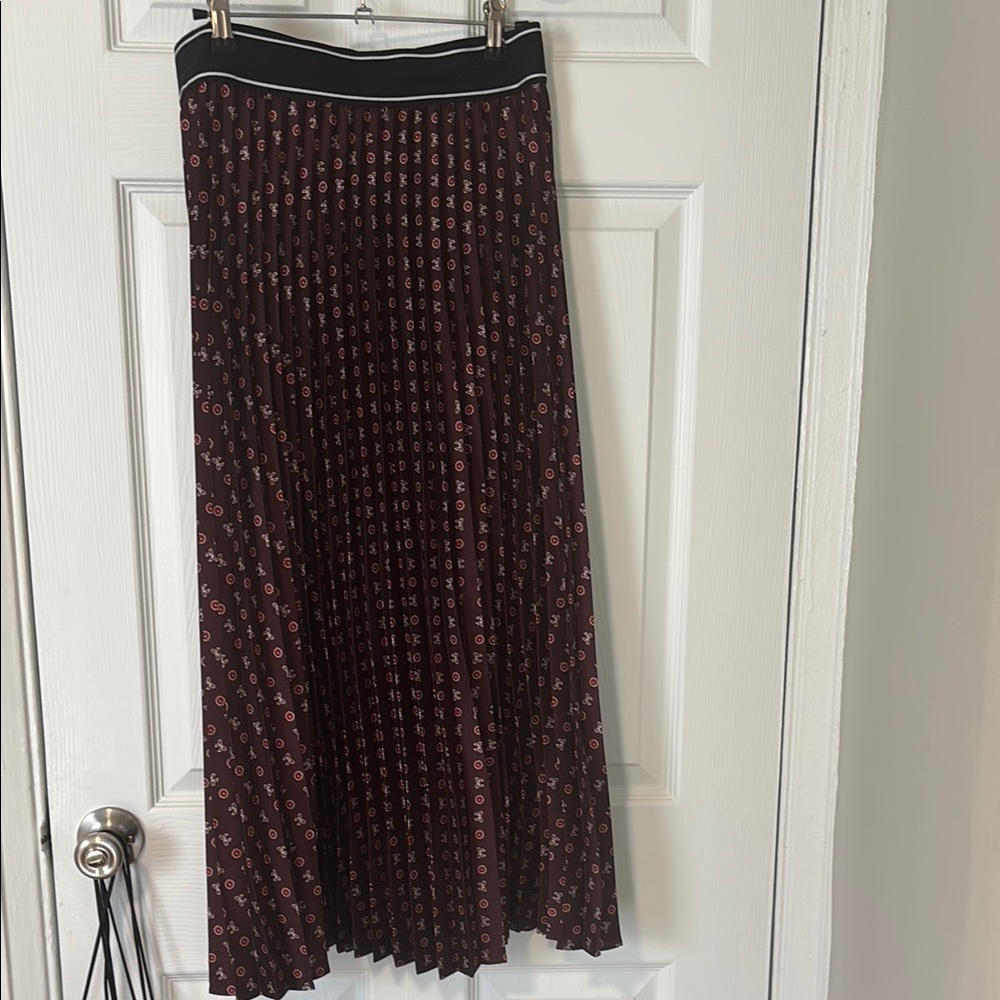EUC Modest Loft Pleated Skirt Sz M
